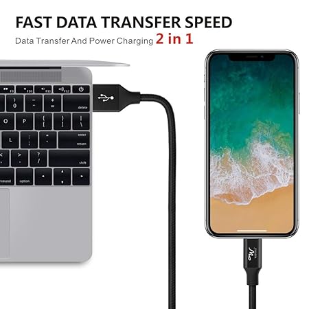 3A Earldom Fast Charging Lightning Data Cable 3A Earldom Fast Charging Lightning Data Cable